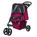 Petique Durable Razzberry Folding Standard Stroller in Pink/Indigo/Brown | 35 H x 16 W x 33 D in | Wayfair ST01100103