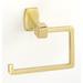 Alno Inc Cube Wall Mounted Single Post Tissue Holder Metal in Yellow | 4.5 H x 5.5 W x 3.4375 D in | Wayfair A6566-PB