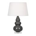 Robert Abbey Small Triple Gourd 24" Table Lamp Ceramic/Fabric in White | 24 H x 16 W x 16 D in | Wayfair CR33X