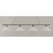 Red Barrel Studio® Oxford 4-Light Bar in Gray | 11.25 H x 75.75 W x 16 D in | Wayfair A6688CFE409E4D7BB3BC88200190804F