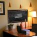 Rayne Mirrors Roman Copper Wall Mounted Chalkboard Wood in Black/Brown | 48 H x 24 W in | Wayfair B41/18.5-42.5