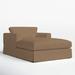 Birch Lane™ Perina Chaise Lounge Polyester in Brown | 29 H x 50 W x 65 D in | Wayfair RDBA4743 45449236