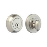 Rockwell Security Low Profile Single Cylinder Deadbolt Brass in Gray | 2.5625 H x 2.5625 W x 1.51 D in | Wayfair IADD100003