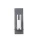 Blomus Finca Stainless Steel Wall Sconce Stainless Steel in Gray/White | 20.41 H x 8.27 W x 7.49 D in | Wayfair 65423