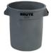 Rubbermaid Commercial Products Brute 10 Gallon Trash Can in Gray | 9 H x 8.5 W x 7.5 D in | Wayfair RCP261000GY