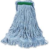 Rubbermaid Commercial Products Super Stitch Blend Mop Head Cotton & Natural Blend/Microfiber in White | 2.5 H x 7 W in | Wayfair D21206BE