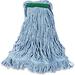 Rubbermaid Commercial Products Super Stitch Blend Mop Head Cotton & Natural Blend/Microfiber in White | 2.5 H x 7 W in | Wayfair D21206BE