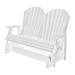 Wildridge Heritage Double Glider Plastic/Resin in White | 42 H x 54 W x 31 D in | Wayfair LCC-104-White