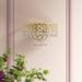 Willa Arlo™ Interiors Stoltz 2 - Light Dimmable Flush Mounted Sconce Metal in Yellow | 12 D in | Wayfair 249BD44E05BF4527B455FA614E1D68D0