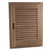 SeaTeak Louver Solid Teak Door & Frame, Wood in Brown | 1.5 D in | Wayfair 60725