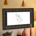 Rayne Mirrors Feathered Accent Wall Mounted Dry Erase Board Wood in Gray | 37 H x 103 W x 1.25 D in | Wayfair W49/30.5-96.5