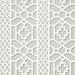 Schumacher Zanzibar Trellis 27' L x 27 " W Wallpaper Roll Paper in Gray/White | 27 W in | Wayfair 5006943
