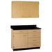 Stevens ID Systems Suites Classroom Cabinet w/ Doors Wood in Blue/White | 84" H x 48" W x 24" D | Wayfair 84502 E48-10-045