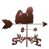 SWEN Products Rivas Maltese Dog Weathervane Metal/Steel in Brown/Gray | 30 H x 21 W x 15.5 D in | Wayfair 1292-Side