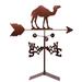 SWEN Products Tania Camel One Hump Weathervane Metal/Steel in Brown/Gray | 30 H x 21 W x 15.5 D in | Wayfair 1090-Roof