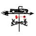 SWEN Products Handmade Ford Truck Auto Car Weathervane Metal/Steel in Brown/Gray | 30 H x 21 W x 15.5 D in | Wayfair 9006-Flat