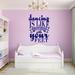 Sweetums Wall Decals Dancing Is Like Dream Wall Decal Vinyl in Blue | 48 H x 36 W in | Wayfair 2619Navy