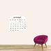 Sweetums Wall Decals Dry Erase Fancy Calendar Printed Wall Decal Vinyl in White | 22 H x 24 W in | Wayfair 1702-24x22