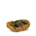 T&C Floral Company Organic Moss & Amethyst Geodes in Planter Wood in Brown | 8 H x 15 W x 15 D in | Wayfair F1616WA