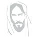 The Decal Guru Face of Jesus Wall Decal Vinyl in Gray/White | 36 H x 25 W in | Wayfair 1721-WALL-01-26