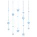 The Decal Guru Star Dangles Wall Decal Vinyl in White/Blue | 36 H x 24 W in | Wayfair 2030-WALL-01-20