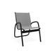 Latitude Run® Gardenella Stacking Patio Dining Armchair Sling in Black | 34 H x 24 W x 28.5 D in | Wayfair B6F73E30E1B64306918B52E855B2420F