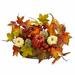 The Holiday Aisle® Artificial Mixed Floral Arrangement Polyester/Faux Silk/Plastic/Fabric | 9 H x 17 W x 12 D in | Wayfair THDA8569 43862385