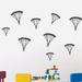 Zoomie Kids Hervey Paratroopers Wall Decal Vinyl | 10 H x 9 W x 0.5 D in | Wayfair 113F509C53F746DDB2063EF7617E41BB