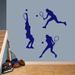 Winston Porter Angleterre Tennis Girl 3 Piece Wall Decal Set Vinyl in Blue | 40 H x 30 W in | Wayfair E2387AE04F824C698A75B6982D964C43