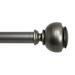 Bali Blinds Doorknob Drapery Single Curtain Rod & Hardware Set Metal in Gray | 1 H x 66 W x 4 D in | Wayfair 26-0316-94