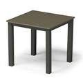 Telescope Casual Robinett Plastic/Resin Outdoor Side Table Plastic/Metal in Gray/Brown | 19.5 H x 21 W x 21 D in | Wayfair 500TP4S01