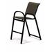 Red Barrel Studio® Holna 29" Patio Bar Stool in Black | 46 H x 23.5 W x 29 D in | Wayfair 8DFDAEA22E914304AC1C344CF1316B9F