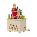 The Holiday Aisle® Graupner Santa w/ Toys Handcrank Music Box Wood in Brown | 4.75 H x 2.75 W x 2 D in | Wayfair THLA6330 40243217