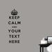 Winston Porter Keep Calm Wall Decal Vinyl in Black | 36 H x 13 W in | Wayfair 52C6CD827E5C4996BBB71BB63BBB65B6