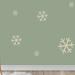 The Holiday Aisle® Snowflake 19 Piece Wall Decal Set Vinyl in White | 3 H x 3 W in | Wayfair F051A4BBCC09408692405AB13D50A581