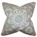 The Pillow Collection Wella Floral Bedding Sham 100% Cotton in Gray | 26 H x 20 W x 5 D in | Wayfair STD-pp-suzani-powderblue-c100