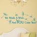 Harriet Bee Wall Decal Vinyl in Green/Blue | 18 H x 48 W x 0.5 D in | Wayfair 943C48A6951E4FECBD16E1CA05337EC7