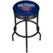 Trademark Global NBA Ribbed 29" Swivel Bar Stool Plastic/Acrylic in Black | 29 H x 20.75 W x 20.75 D in | Wayfair NBA1006-NOP3