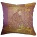 The Pillow Collection Ladinas Weave Bedding Sham Polyester | 30 H x 20 W x 5 D in | Wayfair QUEEN-MVT-1172-PURPLE-P100