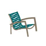 Tropitone South Beach EZ Span™ Patio Chair in Gray/Brown | 22.5 H x 26.5 W x 28.5 D in | Wayfair 230513WV_MOA_JDE