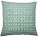 The Pillow Collection Qiao Bedding Sham Polyester in Green | 26 H x 26 W in | Wayfair EURO-BAR-MER-M9712-TURQUOISE-P100