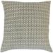 The Pillow Collection Yancy Geometric Bedding Sham, Polyester in Gray | 26 H x 26 W x 8 D in | Wayfair EURO-MER-M9712-GREY-P100