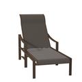 Tropitone Kenzo Reclining Chaise Lounge Metal | 46 H x 29 W x 80.5 D in | Outdoor Furniture | Wayfair 381532_GRE_Rincon