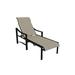 Tropitone Kenzo Reclining Chaise Lounge Metal in Black | 46 H x 29 W x 80.5 D in | Outdoor Furniture | Wayfair 381532_OBS_Sparkling Water