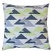 The Pillow Collection Wyome Geometric Bedding Sham 100% Cotton in Gray/Blue | 30 H x 20 W x 5 D in | Wayfair QUEEN-PP-JACKLYN-KIWICHARCOAL-C100