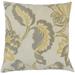The Pillow Collection Rhynisha Floral Bedding Sham Polyester in Gray | 26 H x 26 W x 8 D in | Wayfair EURO-MER-M9310-LEMONGRASS-P97L3