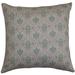 The Pillow Collection Paulomi Damask Bedding Sham 100% Cotton in Gray | 26 H x 20 W x 5 D in | Wayfair STD-PP-MADISON-BELLASTORMTWILL