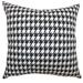 The Pillow Collection Ceres Houndstooth Bedding Sham 100% Cotton | 26 H x 20 W x 5 D in | Wayfair STD-PPF-LRG-HOUNDSTOOTCH-BLACK