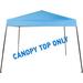 Trademark Innovations Square Replacement Canopy Gazebo Top Fabric in Blue | 0.5 H x 96 W x 96 D in | Wayfair SLANTOP-10LTBU