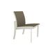 Tropitone Kor Patio Dining Side Chair Sling in White | 32 H x 25 W x 25.5 D in | Wayfair 891528_PMT_Cape Cove
